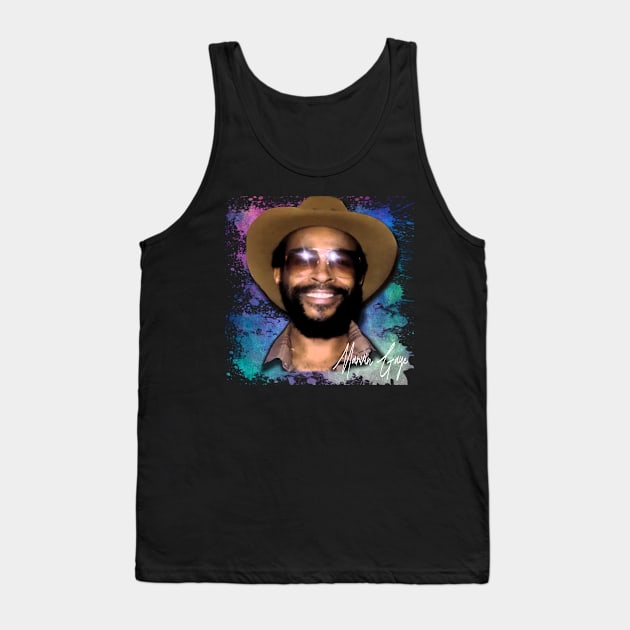 marvin gaye-Splash Paint Limitid Edition Tank Top by Hursed